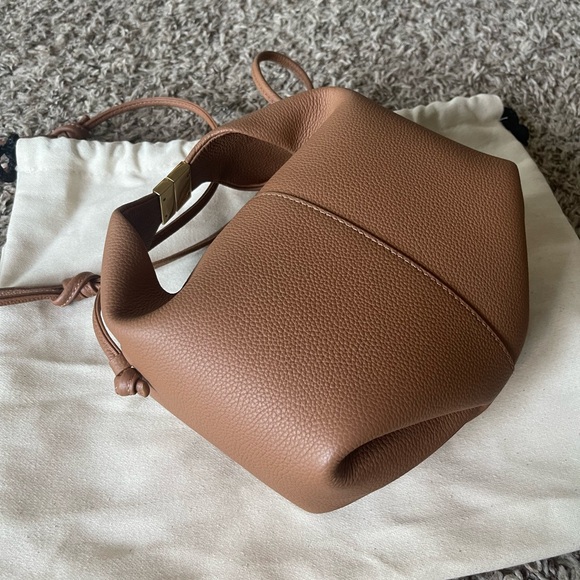 Polène Béri textured camel - Picture 5 of 7